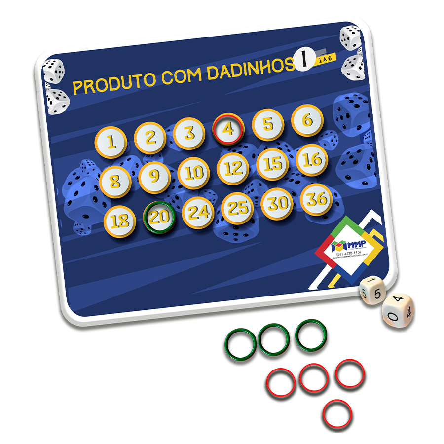 Jogo Tabuada E.v.a - Pedagógico