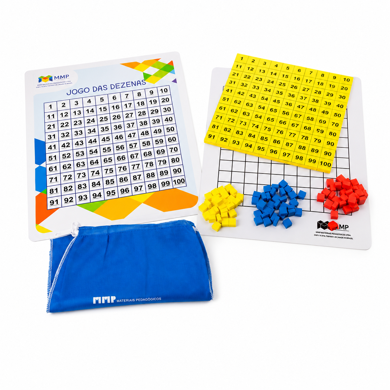 Aprendendo com Jogo das Dezenas (últimas peças) - material pedagógico de matemática MMP