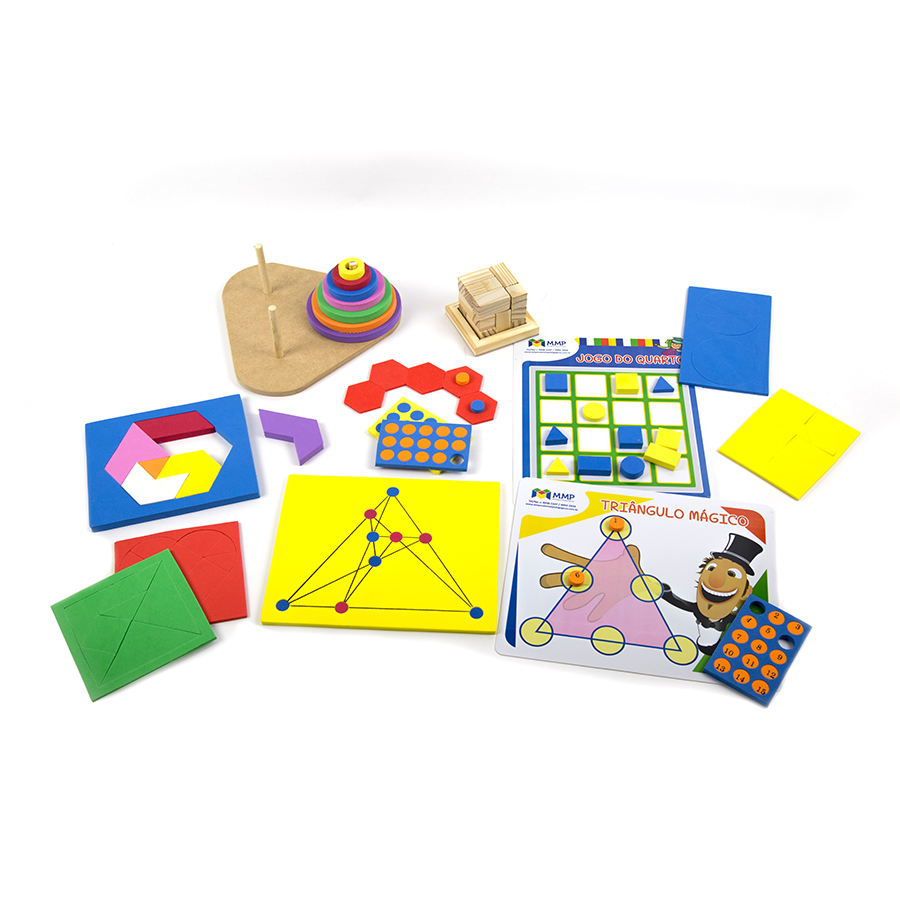 Kit Laboratorio De Matematica Ensino Medio Educativo 7 Jogos