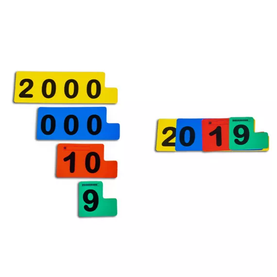A021-A - Fichas Sobrepostas para Numeração Decimal - Aluno 1